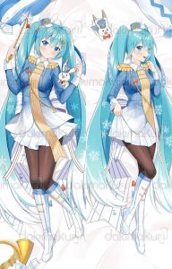 VOCALOID 雪ミク2020抱き枕カバー 同人 Dakimakuri おみあい 抱き枕カバー