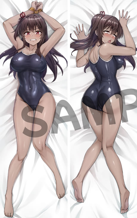 負けフラグビンビンな褐色メスガキくノ一ちゃん 愛利 抱き枕カバー