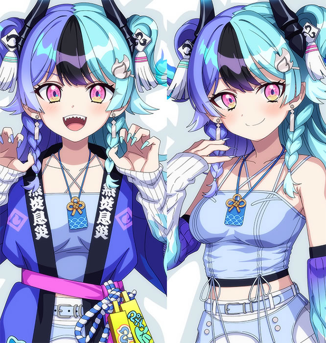 バーチャルYoutuber 熱千めら 抱き枕カバー